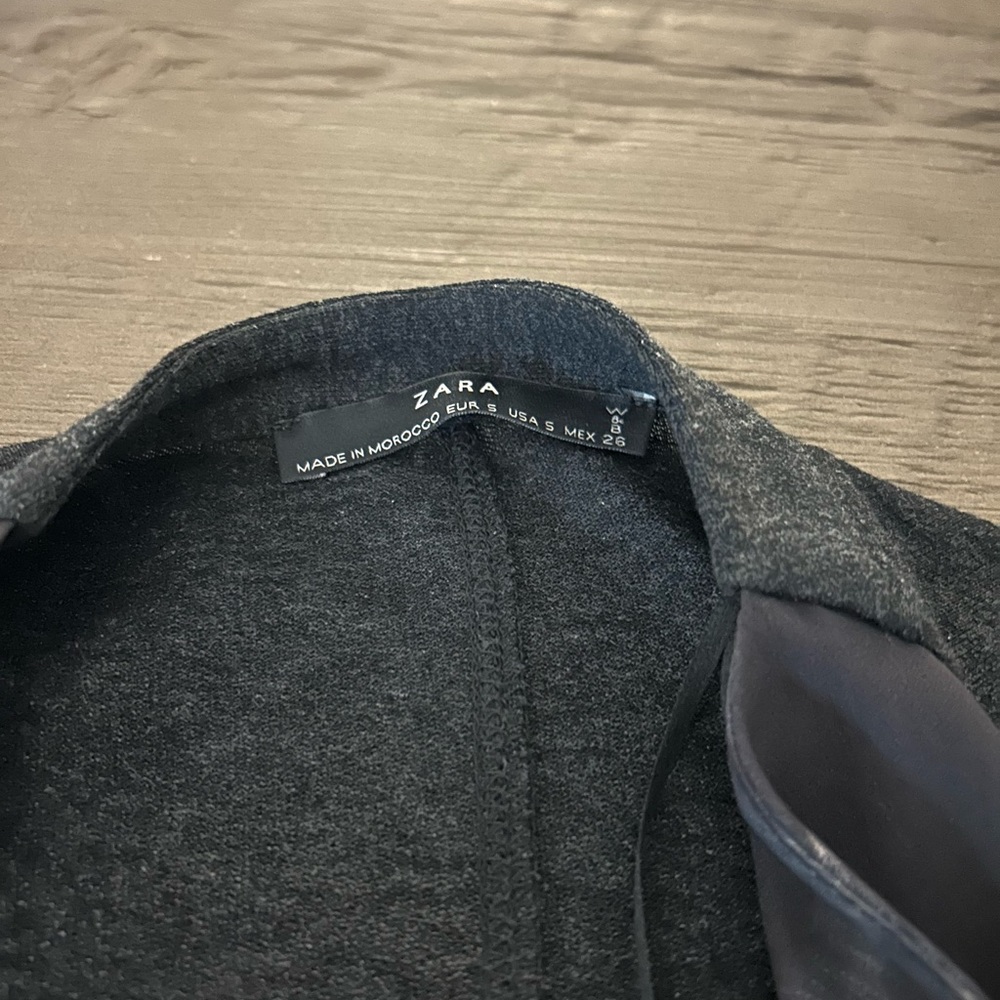 Black silk long coat